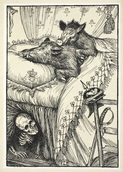 The Belgian Bed, Illustration from The Kaiser